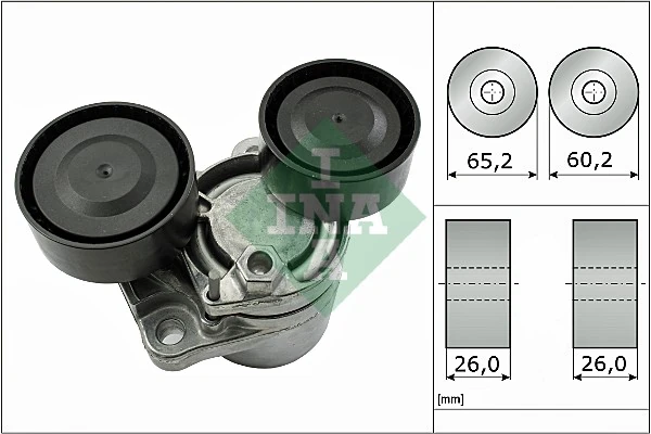 Belt Tensioner, V-ribbed belt